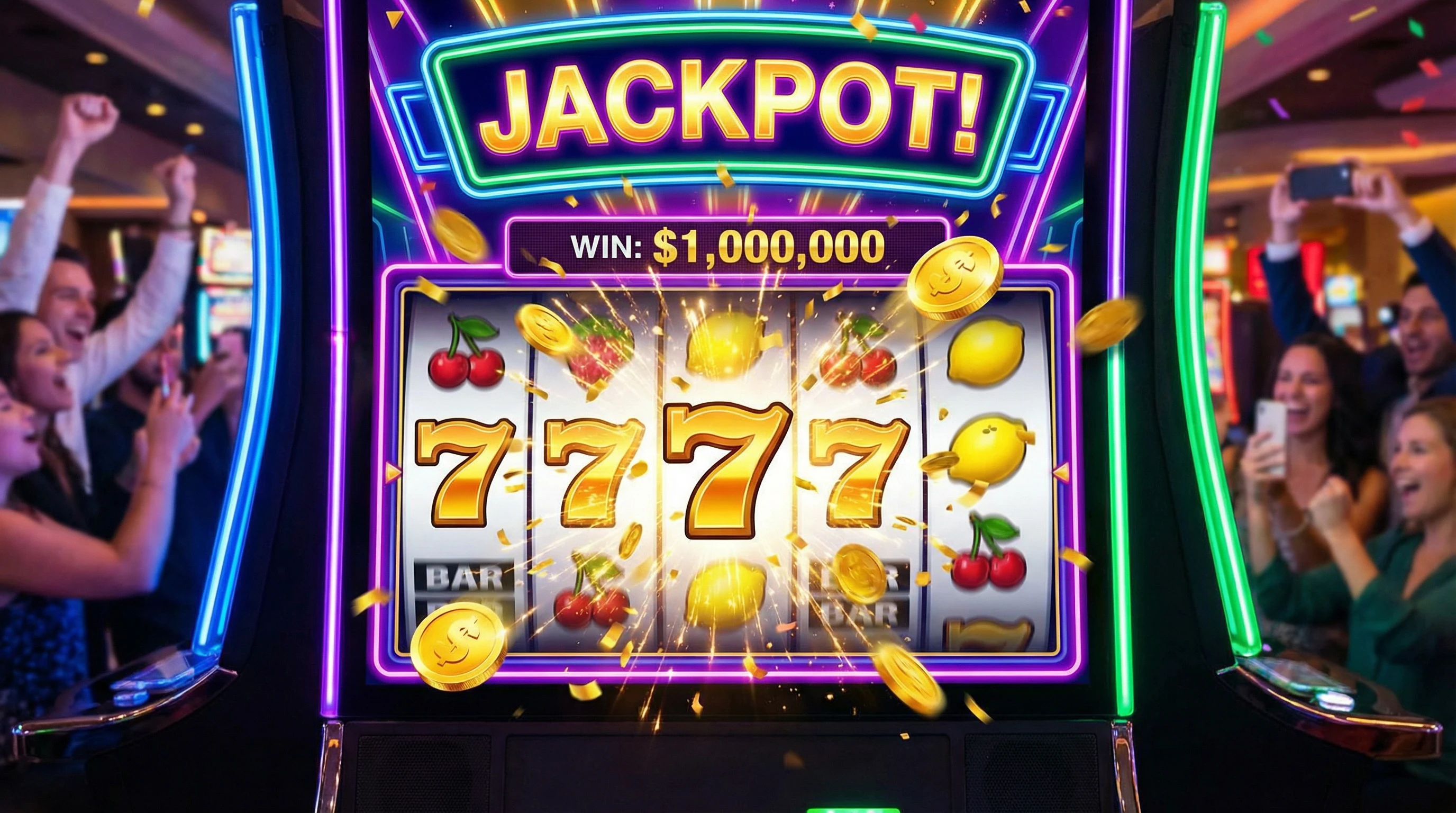 Tragamonedas con jackpot millonario y tiros gratis